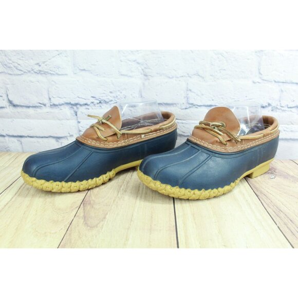 LL Bean Women's Unlined Rubber Moc Bean Boots Size 10 M - Picture 2 of 10